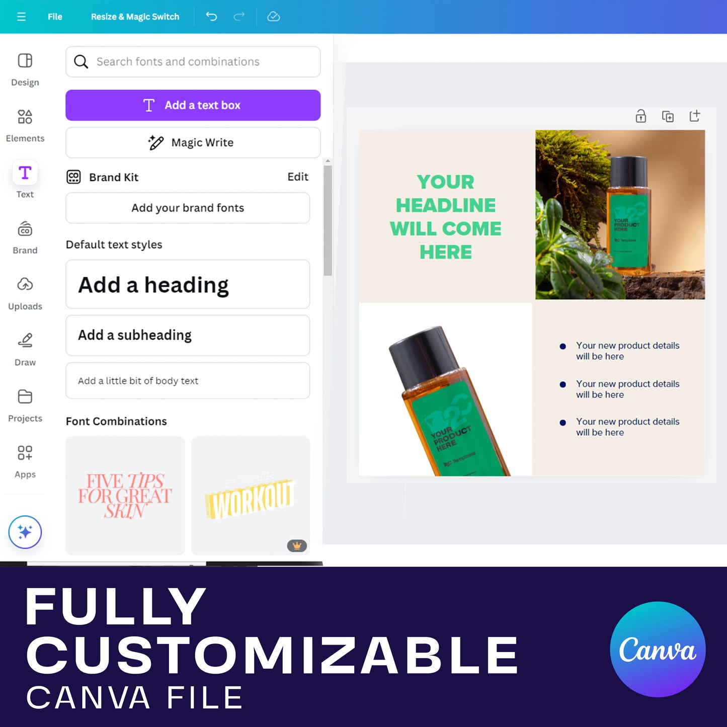 Highlight What Makes Your Product Stand Out with Ease | Canva Templates