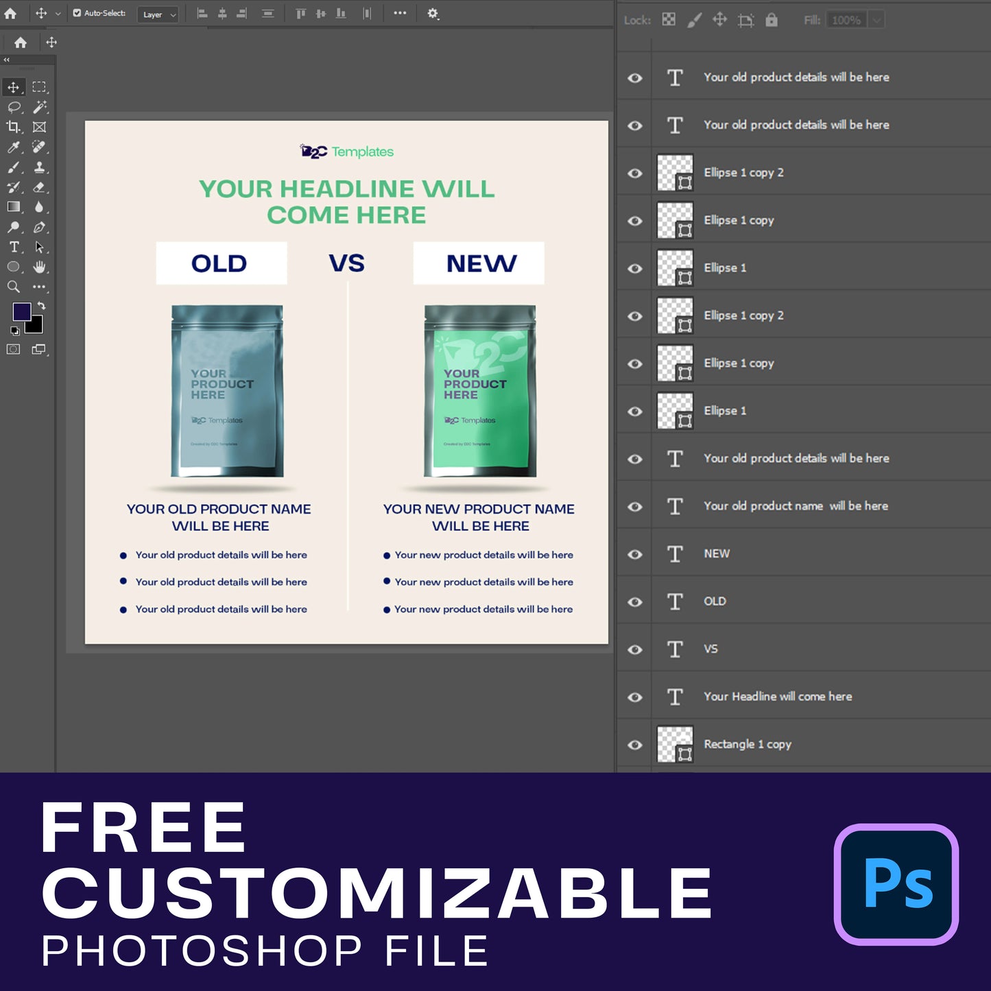 Stand Out from the Competition with a High-Impact Product Comparison | Canva Templates