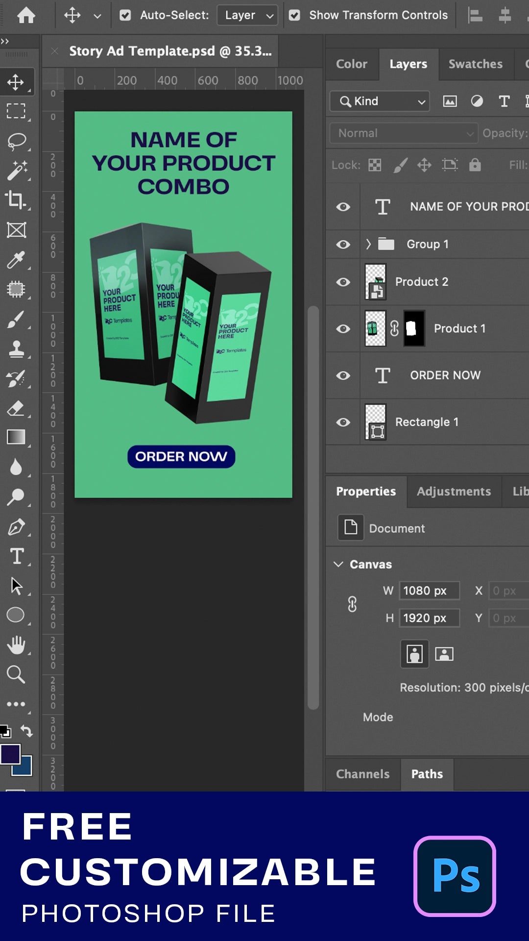 Two Products combo ad  | After Effects Template