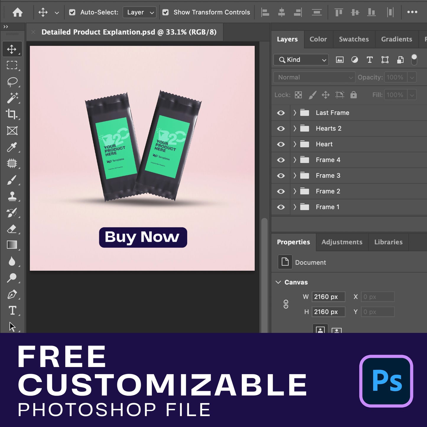 Detailed product explanation creative ad | After Effects Template