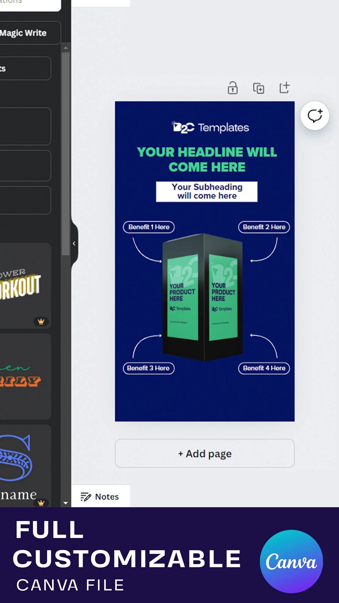 Boost Your Product’s Appeal with Engaging Story Ad | Canva Templates