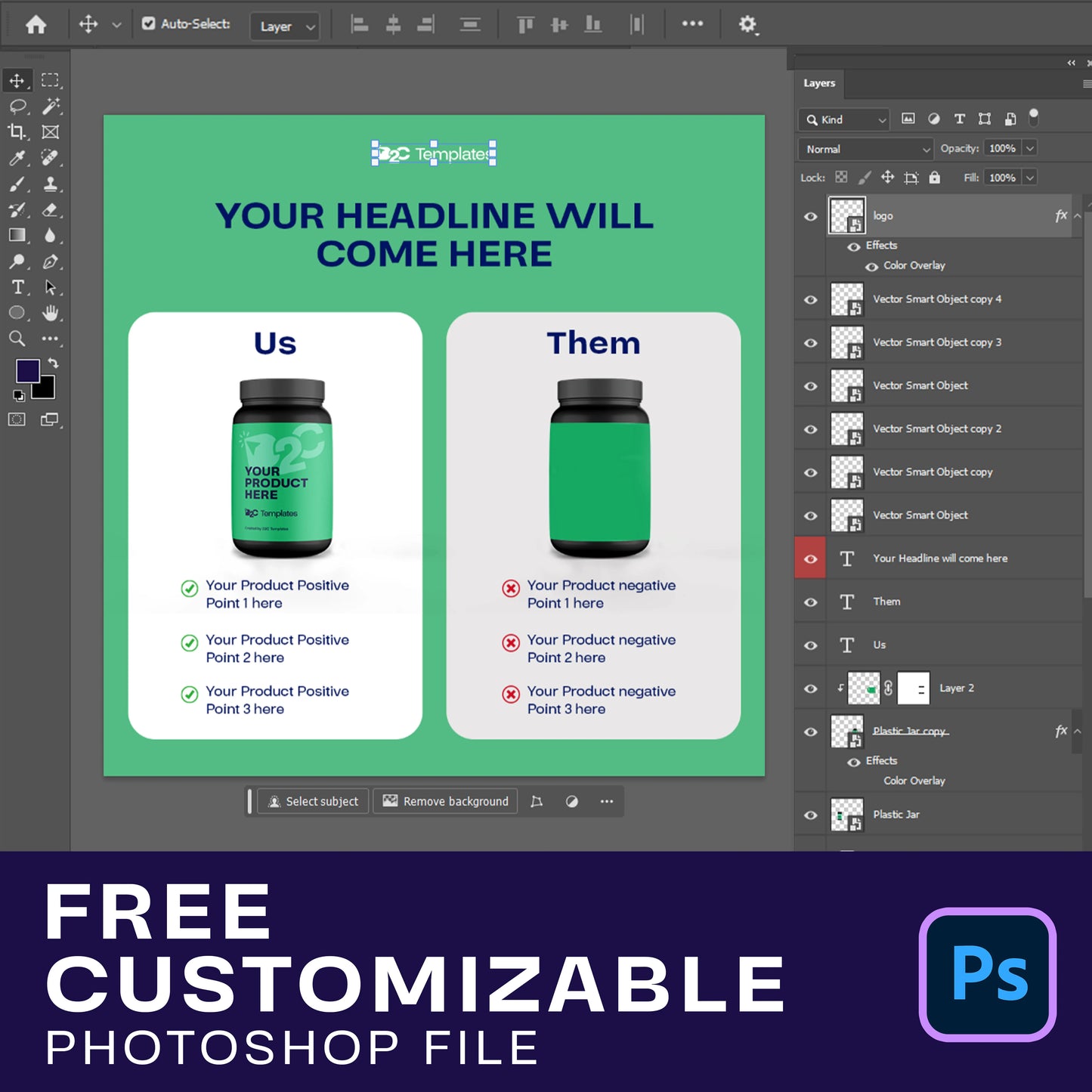 Showcase Your Superiority: A Head-to-Head Product Comparison | Canva Templates